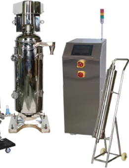 เครื่องปั่นเหวี่ยงต่อเนื่องในแนวตั้ง (Continuous Centrifuge)