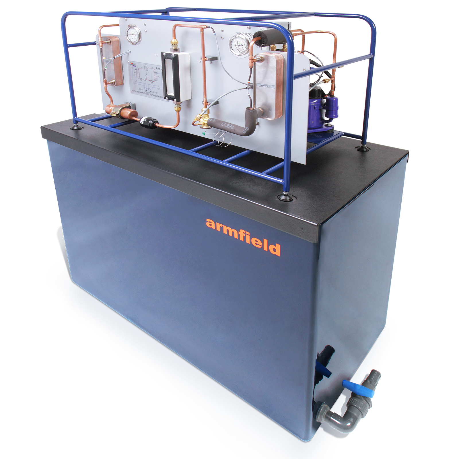 Computer controlled vapour-compression refrigeration unit